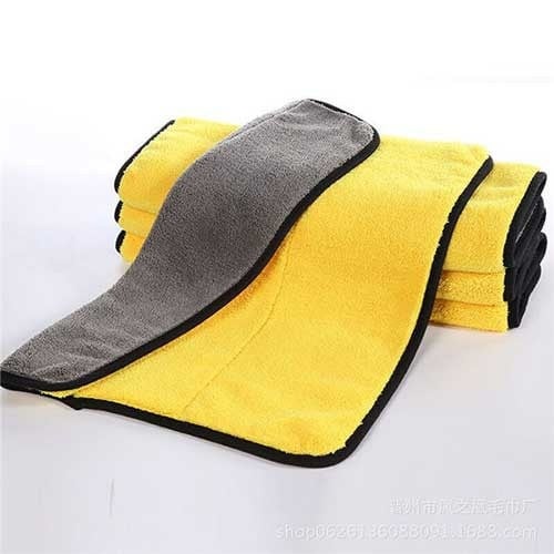 منشفة مايكروفايبر وجهين 40*70 -Microfiber towel, t...