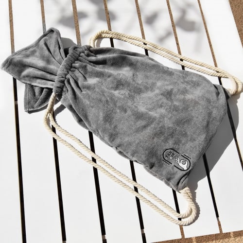 Grey Towel Bag