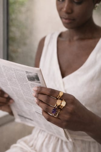 خاتم فضه عيار ٩٢٥