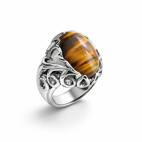 خاتم رجالي - فضه عيار ٩٢٥