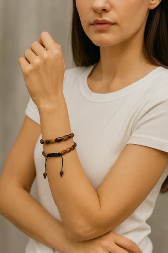 اسوارة حجر طبيعي - فري سايز