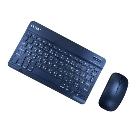 طقم لوحة مفاتيح وفأرة لا سلكية للآيباد