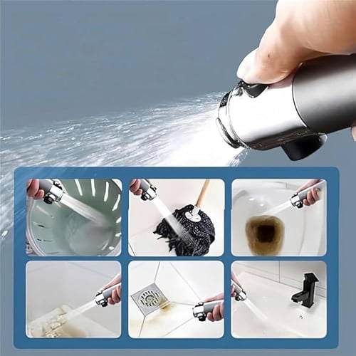 دش استحمام 3 في 1للتنظيف والتدليك والعناية بالشعر