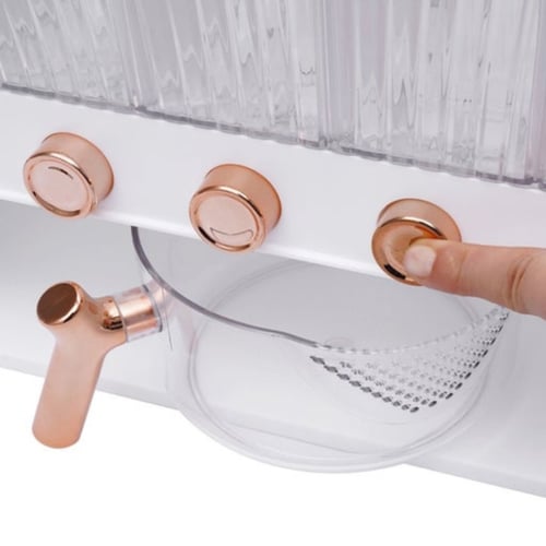 حاوية تخزين الأرز الشفافة