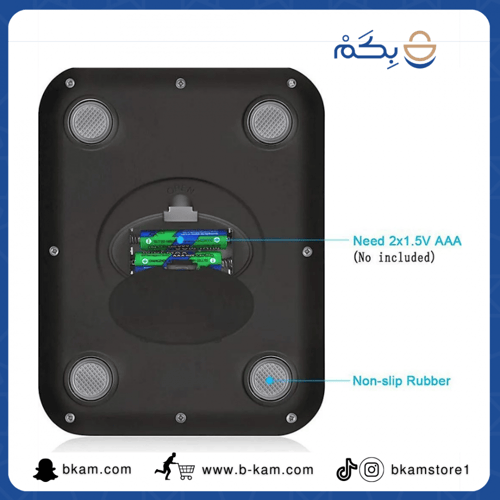 ميزان المطبخ الذكي من الستانلس ستيل