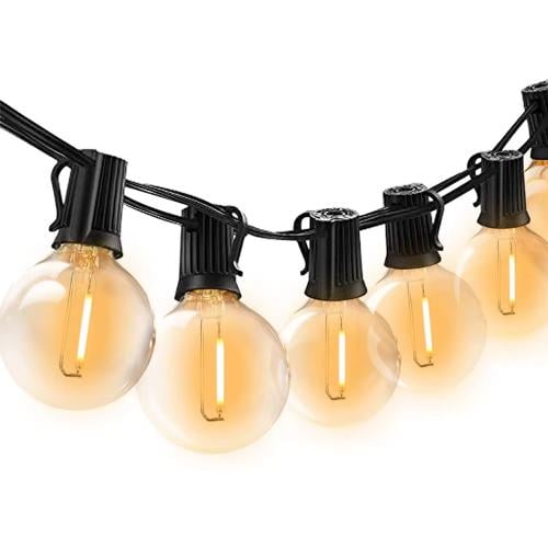 إنارة كرات ديكور LED دافئة – تصميم أنيق مقاوم للما...