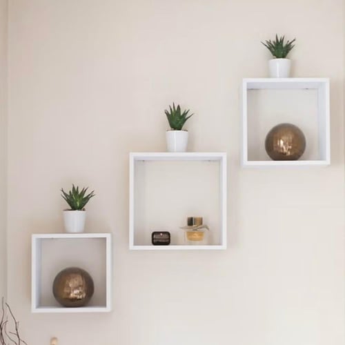 رفوف جدارية أنيقة