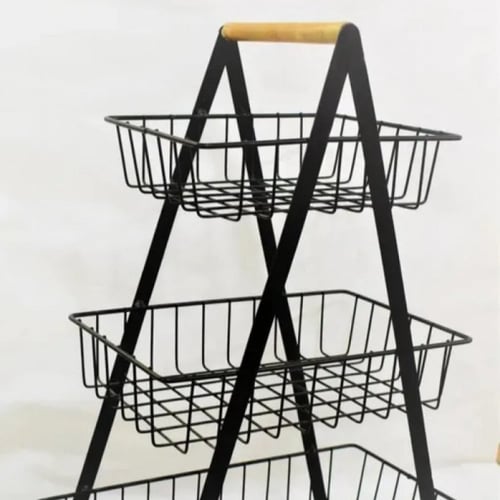 سلة 3 طبقات متعددة الاستخدامات