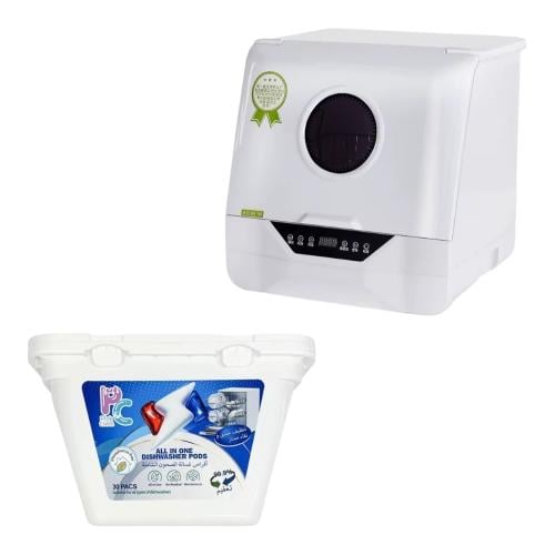 غسالة الصحون الذكية مع كبسولات التنتظيف