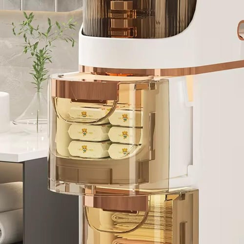 منظم الحمام العصري لتخزين أدوات التنظيف والعناية