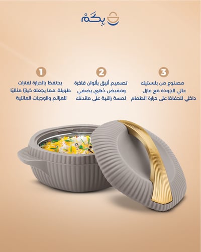 طقم حافظات فاخر ميلتون ستانلس ستيل