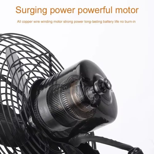 مروحة مدمجة ببطاريات ليثيوم