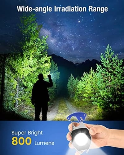 مصباح ومشرط وولاعة ومفك ومغناطيس