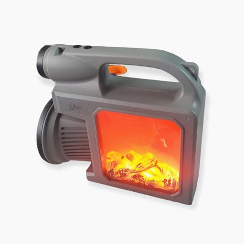 كشاف تخييم يدوي بالطاقة الشمسية