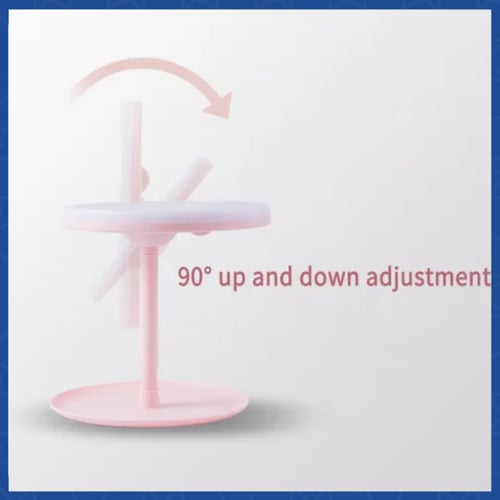 حامل مرآة أنيقة 48 إضاءة ليد