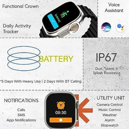 الساعة الذكية شبيهة آبل