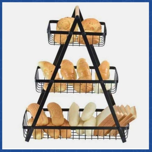 سلة 3 طبقات متعددة الاستخدامات