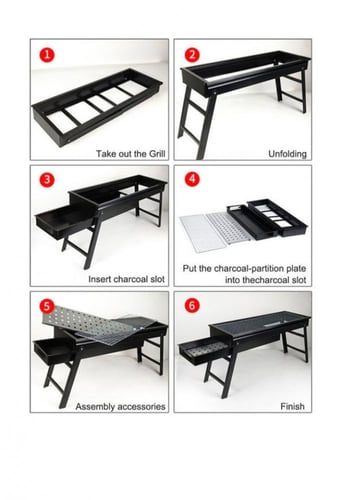 شبكة شواء محمولة