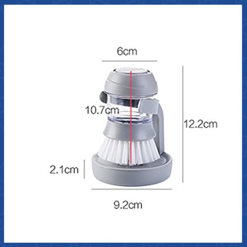 فرشاة تنظيف مع صينية تنقيط