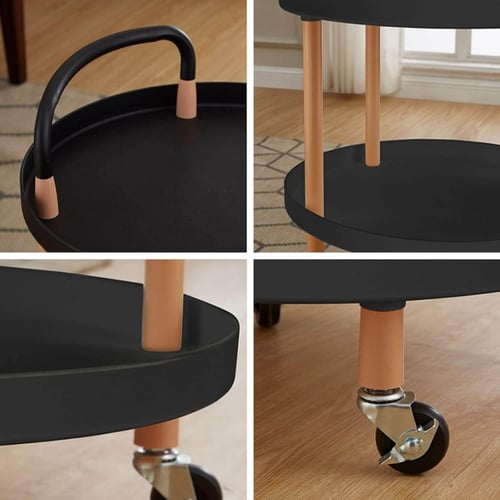 عربة ضيافة دائرية فاخرة بثلاثة أدوار