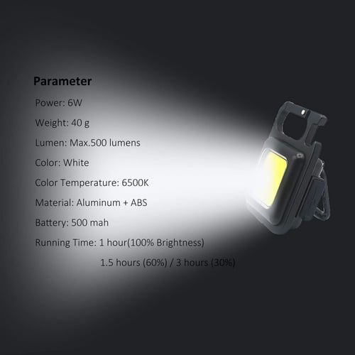 كشاف وفتاحة وميدالية ومغناطيس 4×1