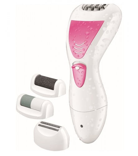 مجموعة ماكينة الحلاقه وبدكير الأظافر والقدم 4×1