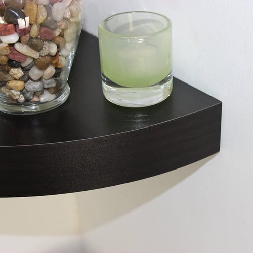 رف زاوية خشبي