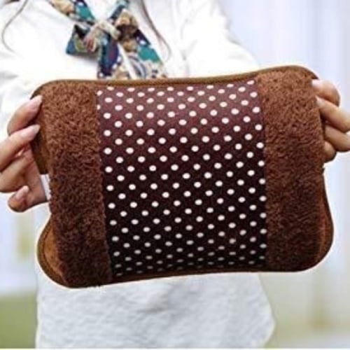 شنطة تسخين كهربائية مخملية