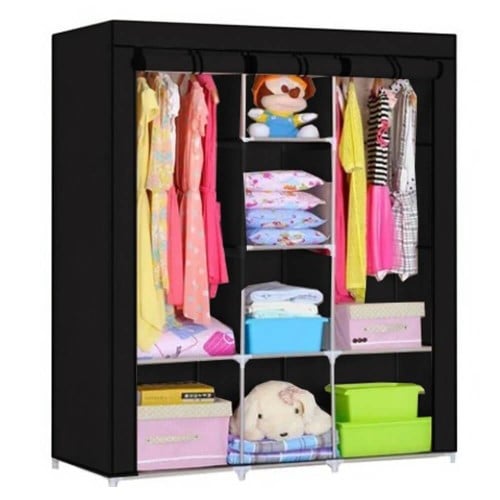 خزانة ملابس محمولة مصنوعة من القماش