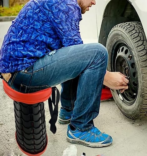 كرسي مطاطي متنقل