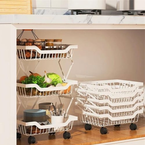 سلال تخزين معدنية قابلة للطي