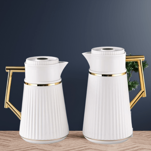 طقم ترمس بيج مذهب للشاي والقهوة من رويال كاميل 021...