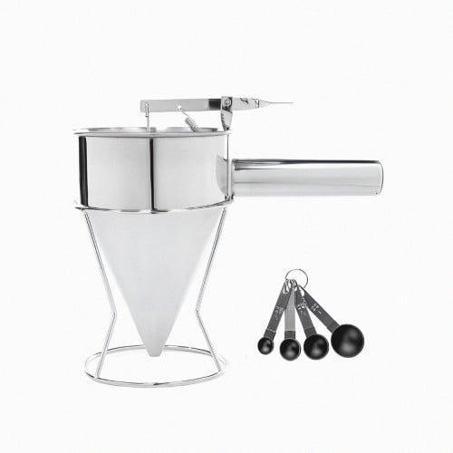 قمع موزع للخليط من الستانلس ستيل