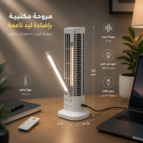 مروحة تبريد برجية لسطح المكتب