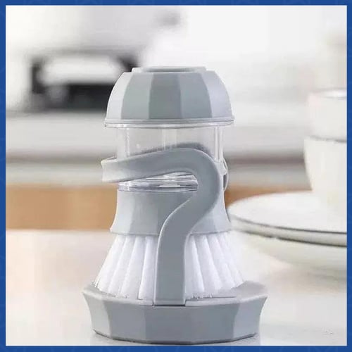 فرشاة تنظيف مع صينية تنقيط