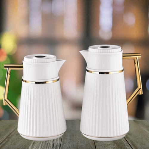 طقم ترمس بيج مذهب للشاي والقهوة من رويال كاميل 021...