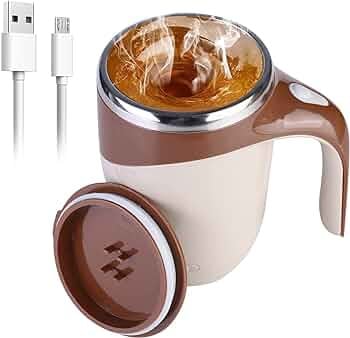 كوب مغناطيسي ذاتي التحريك بشحن USB