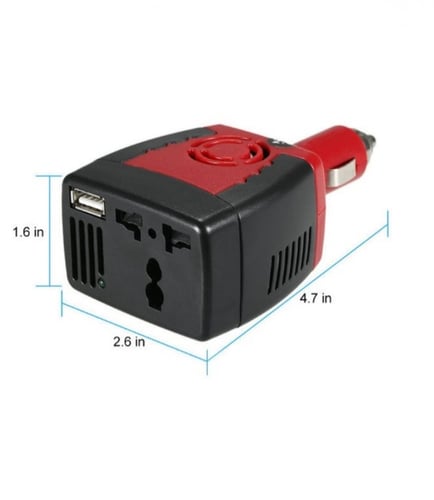 محول طاقة للسيارة 100 واط