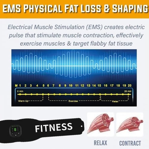 حزام تحفيز العضلات بتقنية EMS
