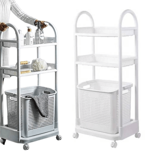 ستاند غسيل متحركة بثلاثة طبقات