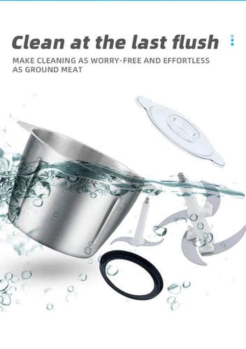 فرامة اللحوم والخضروات بسعة 2 لتر