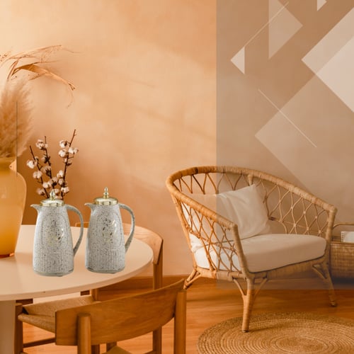 طقم ترامس مزخرف للشاي والقهوة من رويال كاميل 02175...