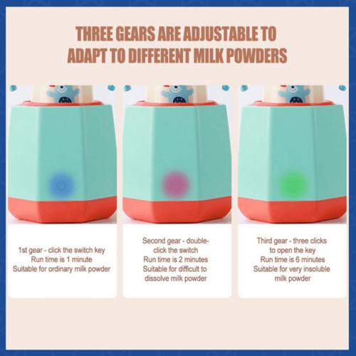 خلاط رضاعة حليب الأطفال