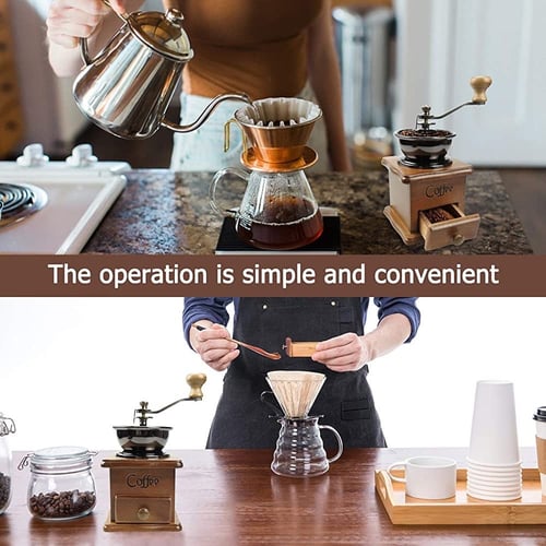 مطحنة القهوة الكلاسيكية العتيقة