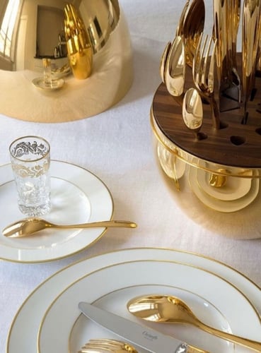 طقم أدوات مائدة من الستانلس ستيل