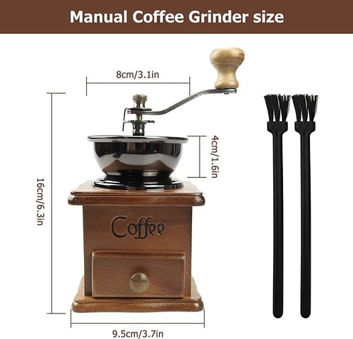 مطحنة القهوة الكلاسيكية العتيقة