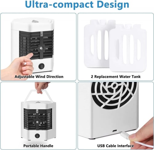 مكيف محمول 2 في 1 – تبريد وتنقية برذاذ منعش