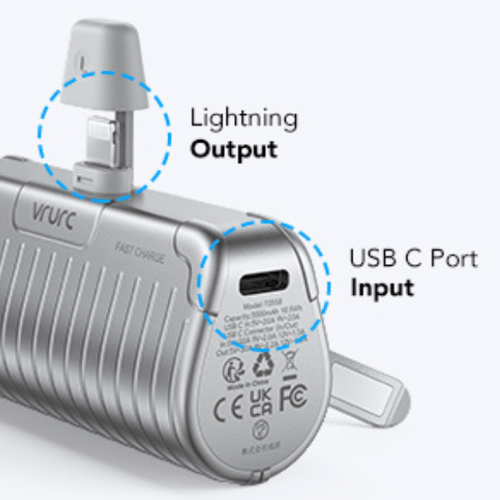باور بانك صغير بسعة 5000 ملي أمبير