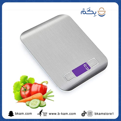 ميزان المطبخ الذكي من الستانلس ستيل