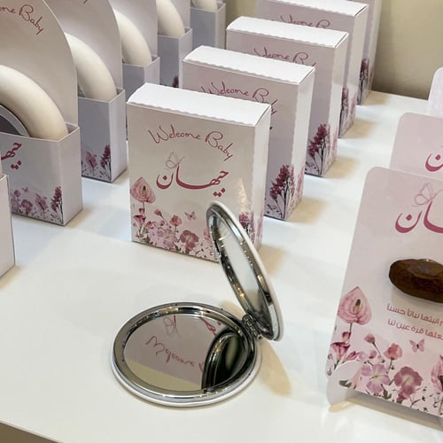 مرايا جلد دائرية(6حبات)